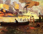 托马斯波洛克安舒茨 - Steamboat on the Ohio